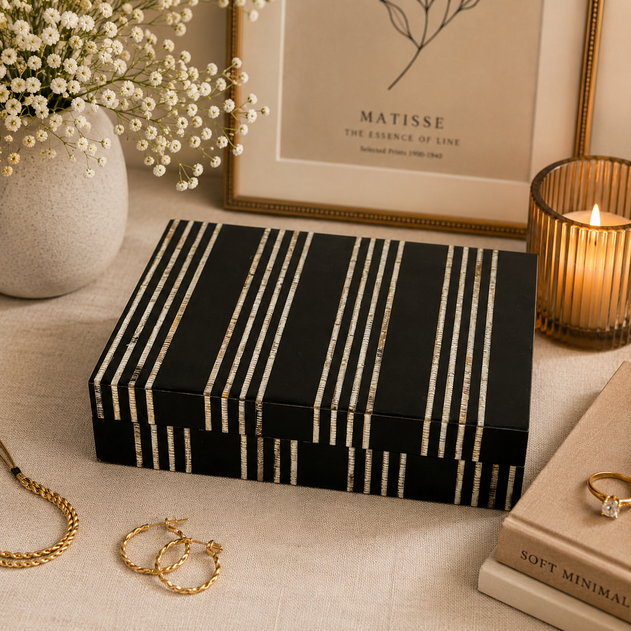 Luxury Handcrafted Decorative Jewellery Box