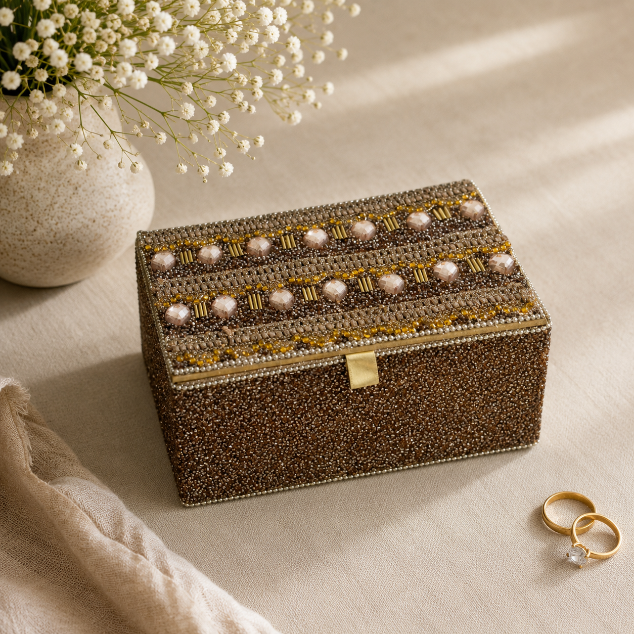 Luxury Handcrafted Decorative Jewellery Box