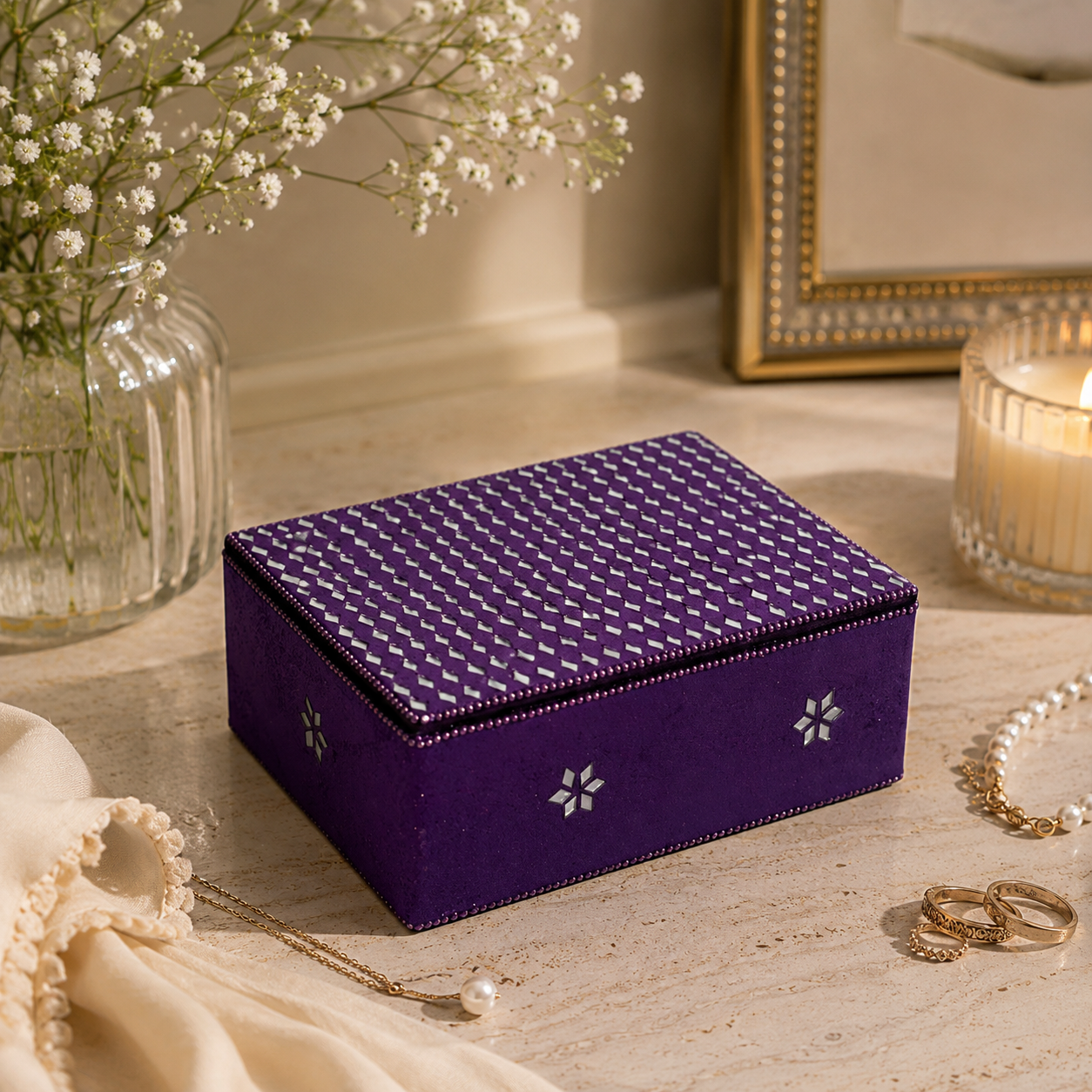 Luxury Handcrafted Decorative Jewellery Box