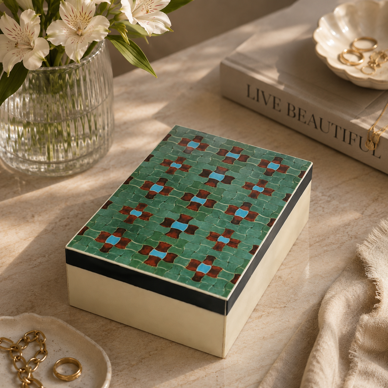 Luxury Handcrafted Decorative Jewellery Box
