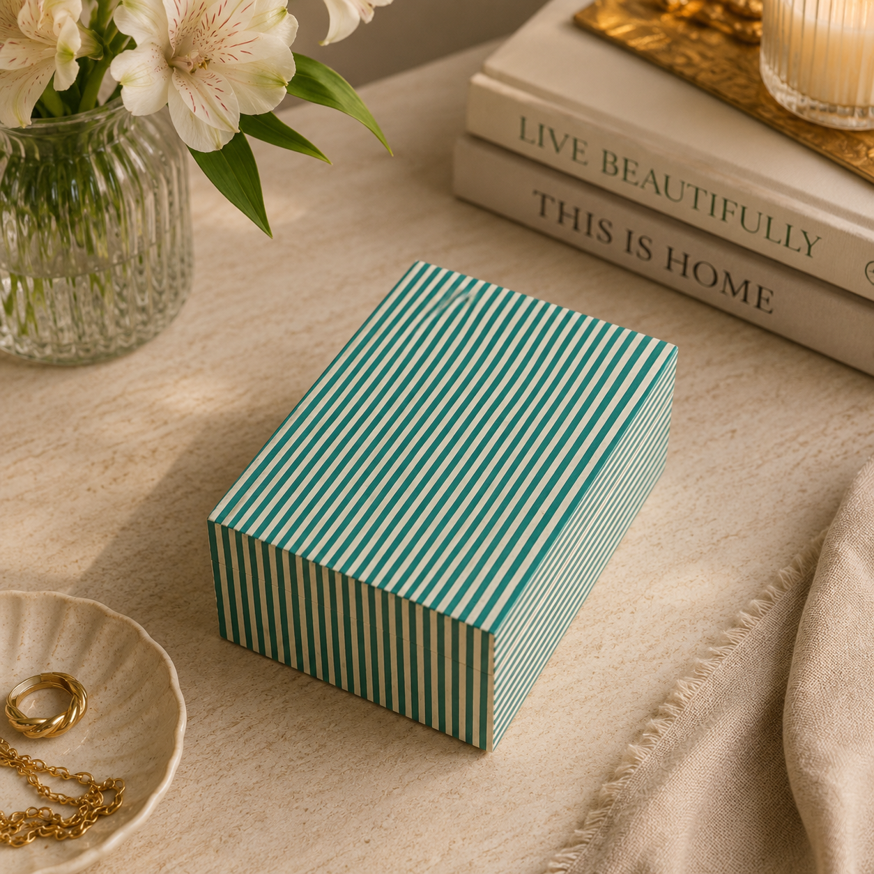 Luxury Handcrafted Decorative Jewellery Box