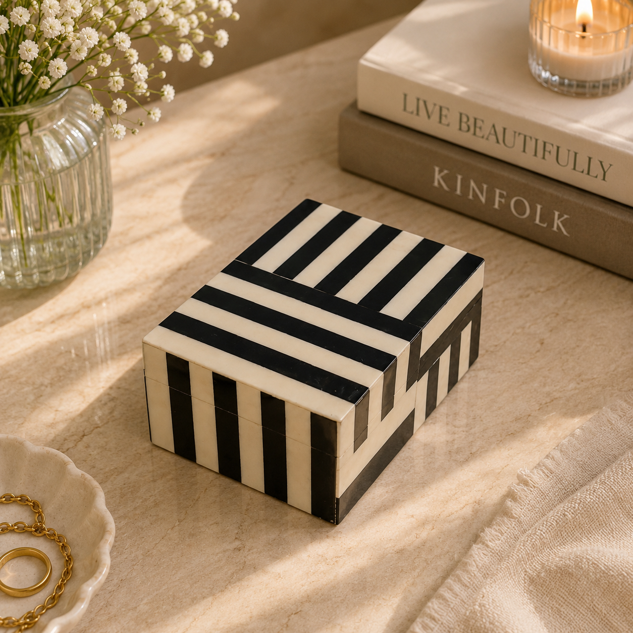 Luxury Handcrafted Decorative Jewellery Box