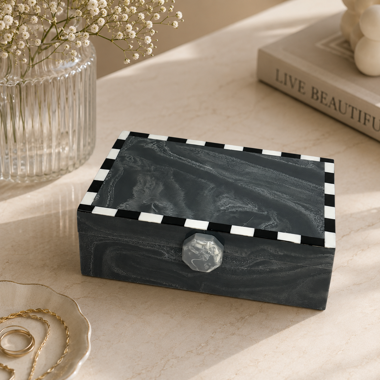 Luxury Handcrafted Decorative Jewellery Box