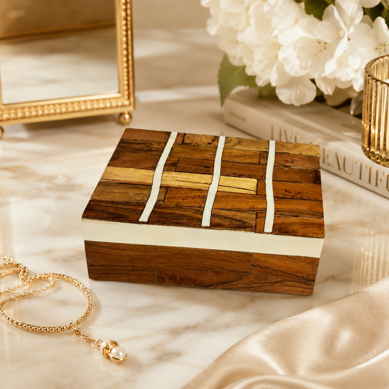 Luxury Handcrafted Decorative Jewellery Box