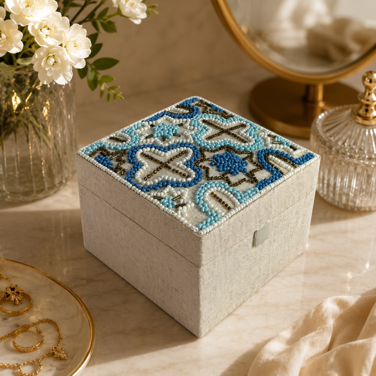 Luxury Handcrafted Decorative Jewellery Box