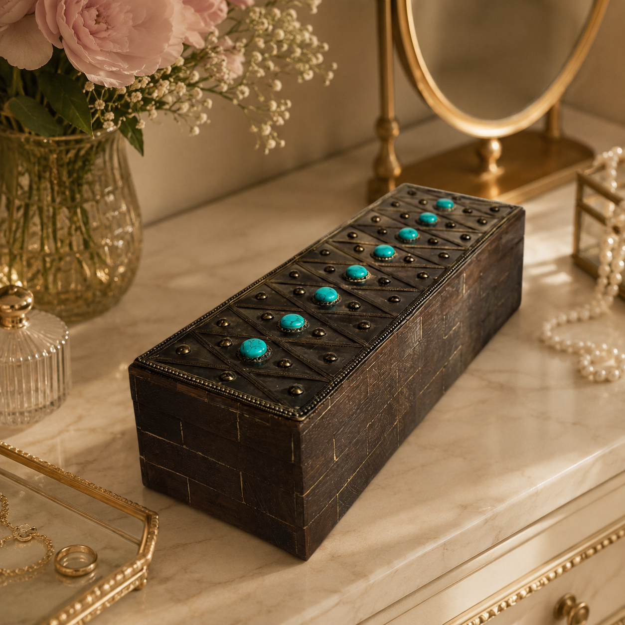Luxury Handcrafted Decorative Jewellery Box