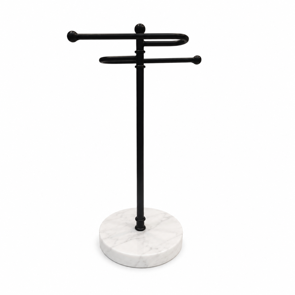 Premium Marble Coated Base Hand Towel Stand