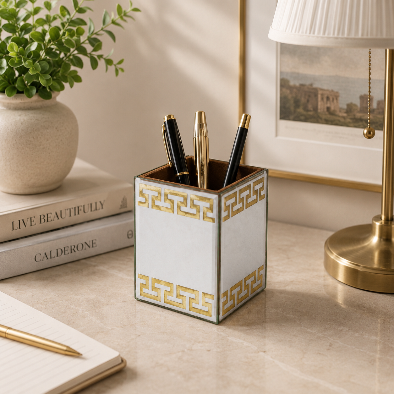 Modern Designer Desk Pen Stand Stationery Holder