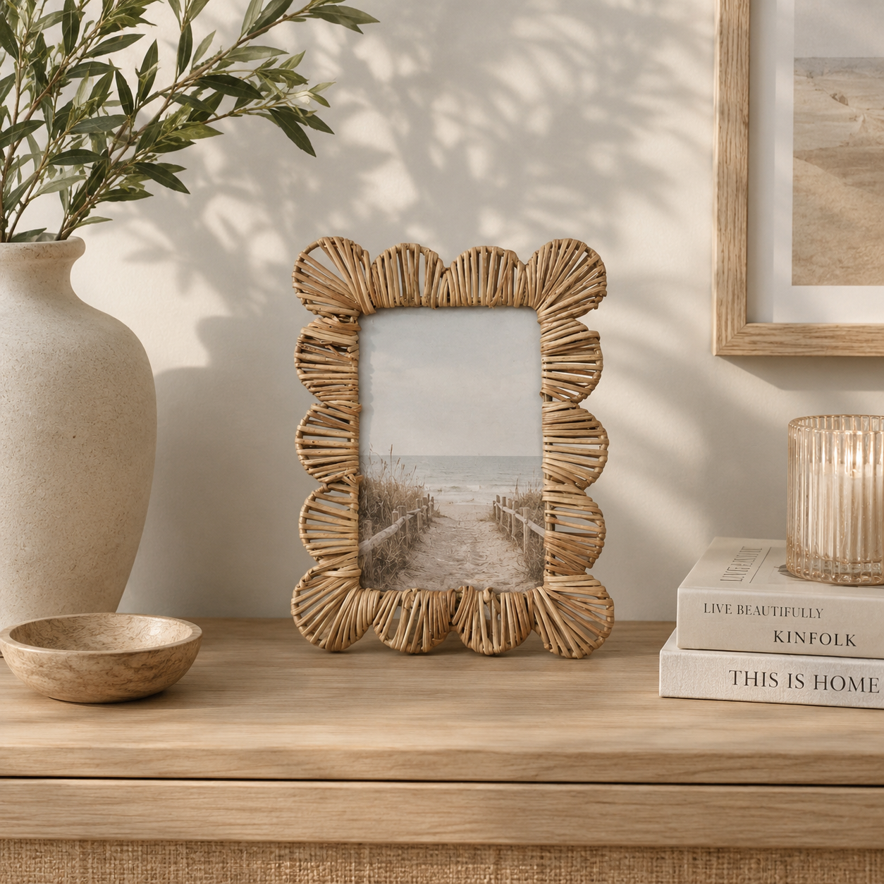 Handcrafted Elegent Design Photo Frame