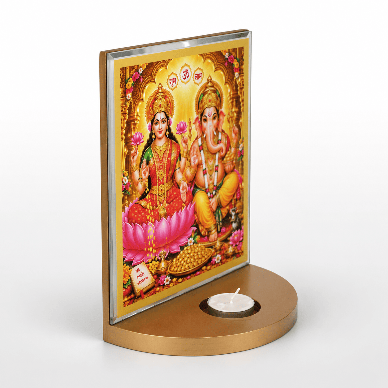 Laxmi Ganesh Tabletop Frame with Tealight Holder