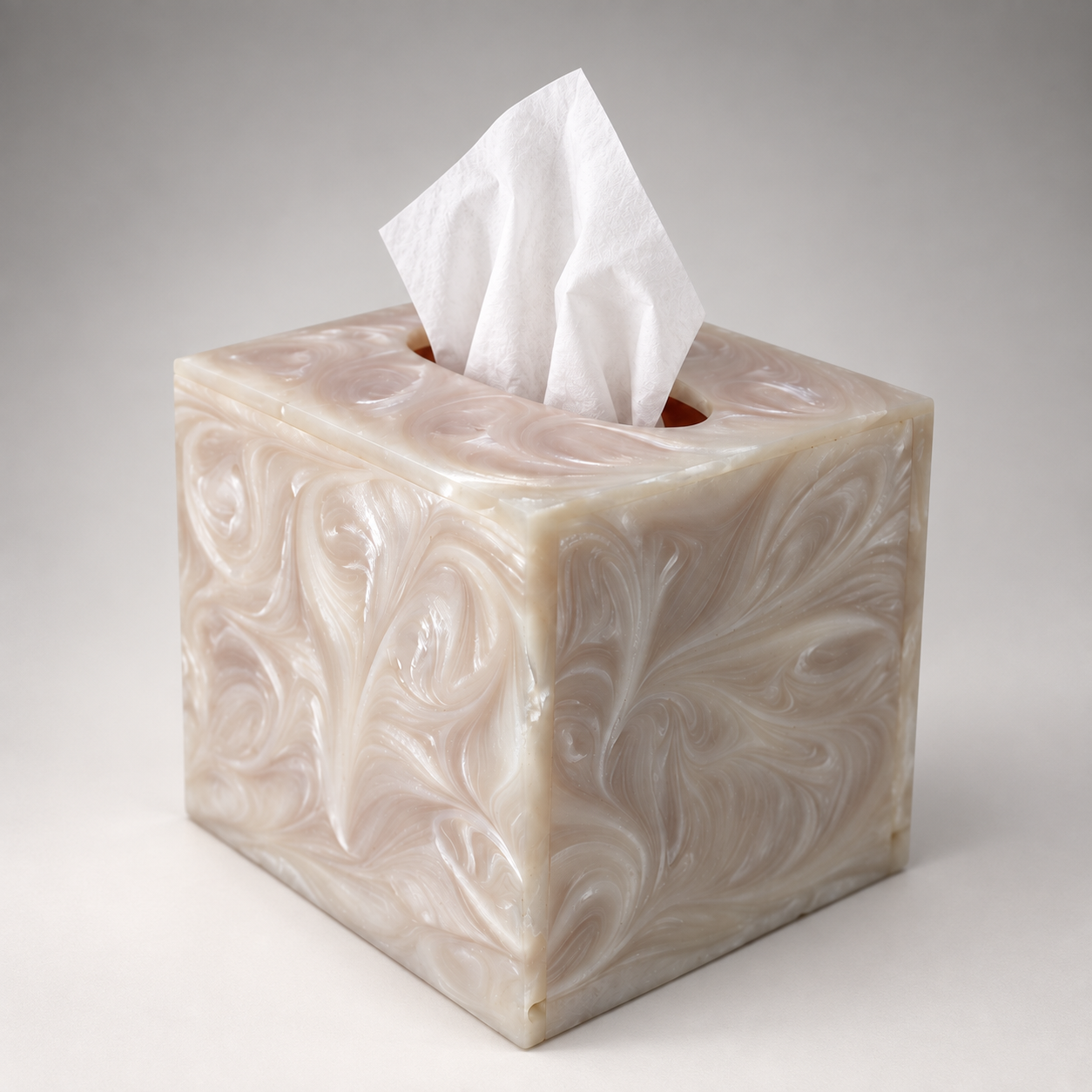  Luxury Resin Square Tissue Box Holder 