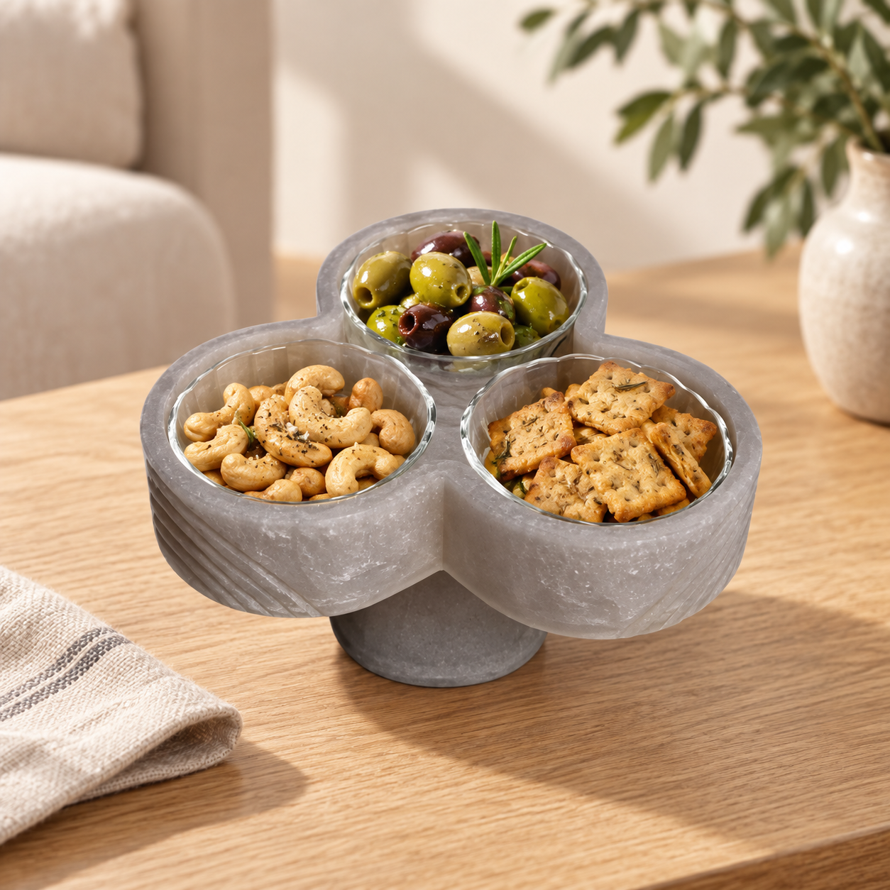  Multipurpose Food Platter Handcrafted Resin Tray 