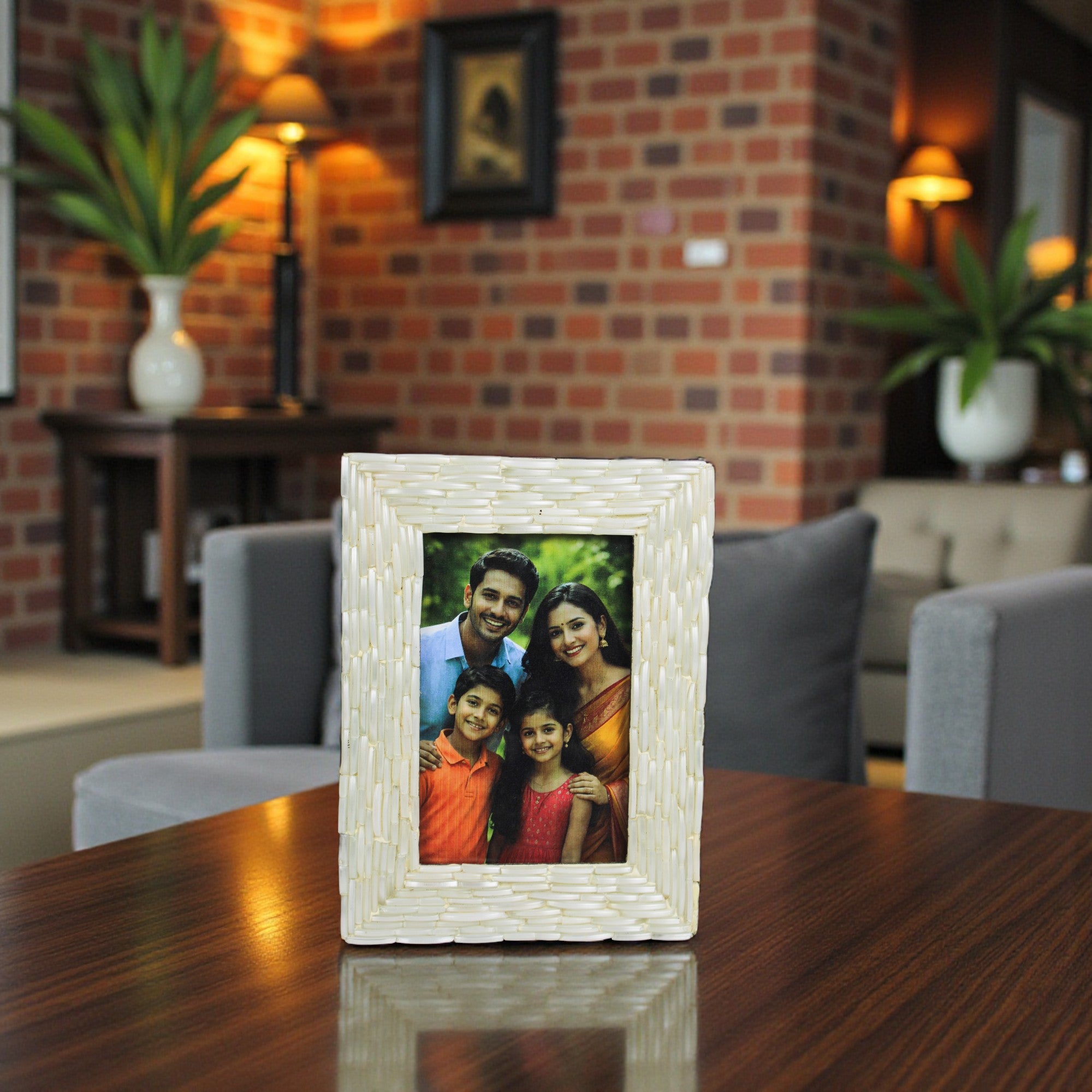 Broken Glass Decorative Frame for Gifting & Décor