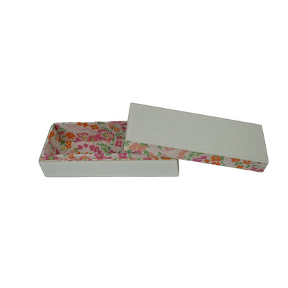 Glass & Printed Fabric Pencil Box