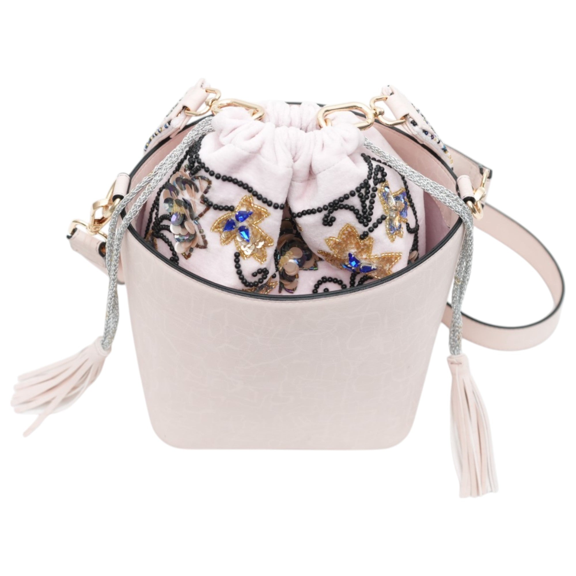 Zari Potli Bucket Bag