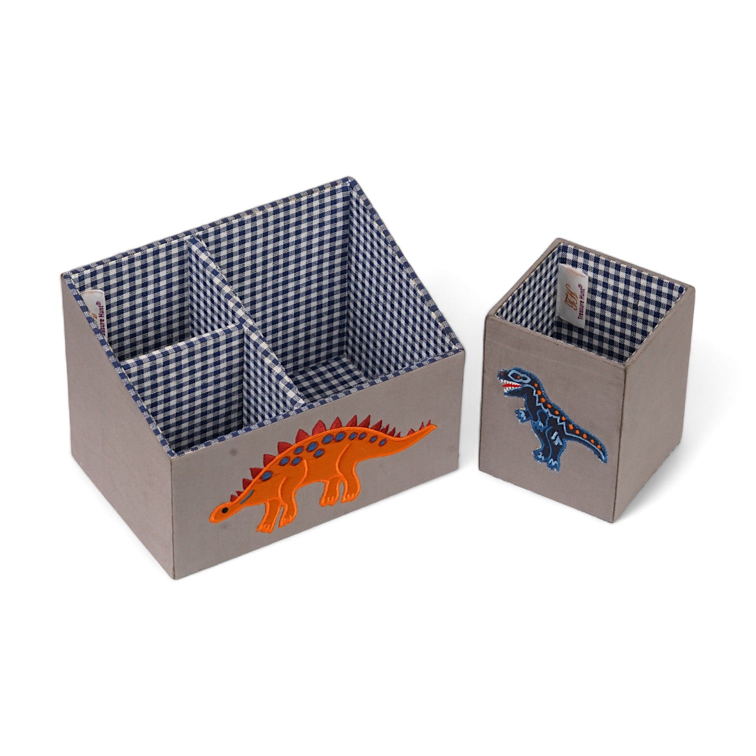 Dinosaur Design Stationary Organizer & Pen Holder (Set of 2)