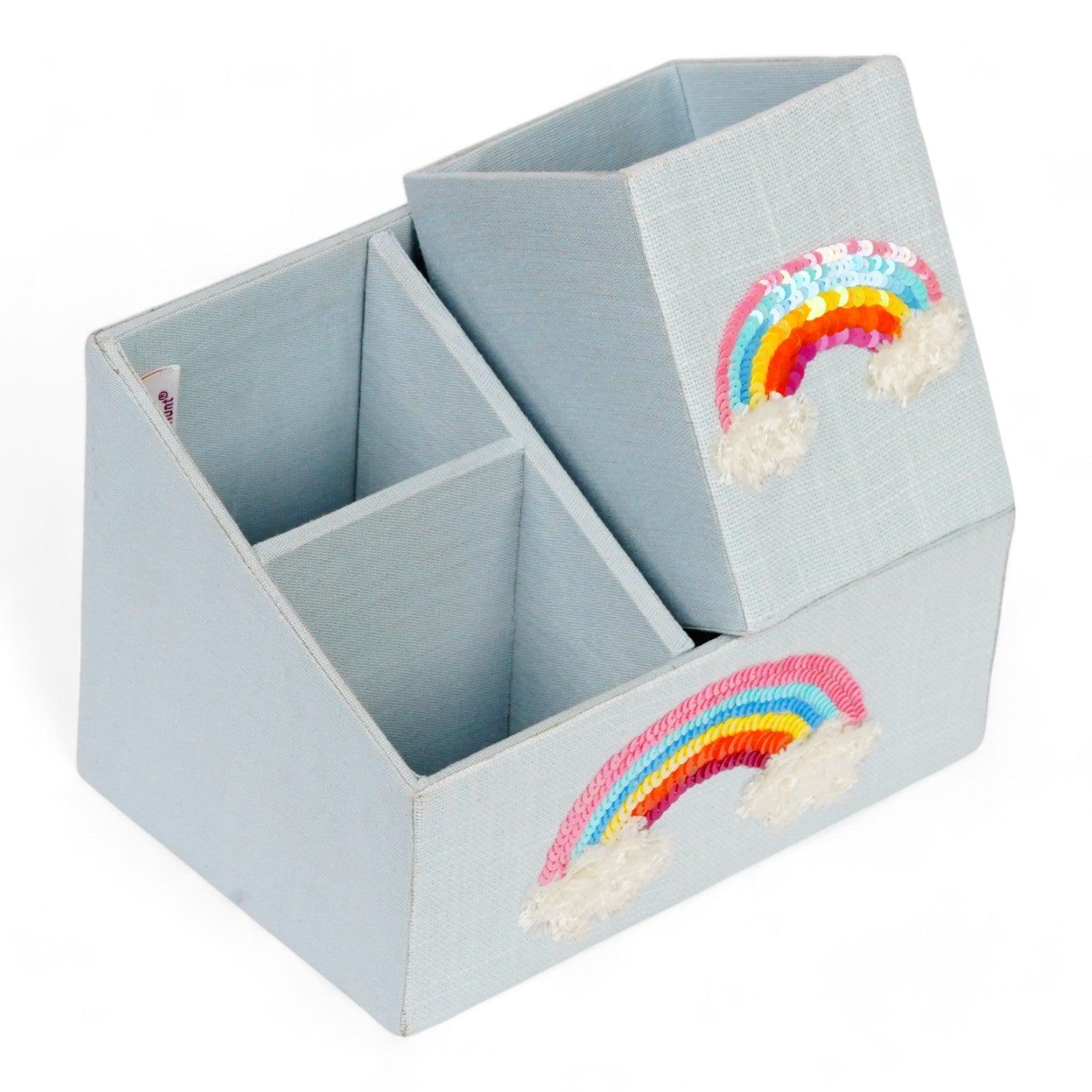 Rainbow Design Stationary Organizer & Pen Holder (Set of 2)