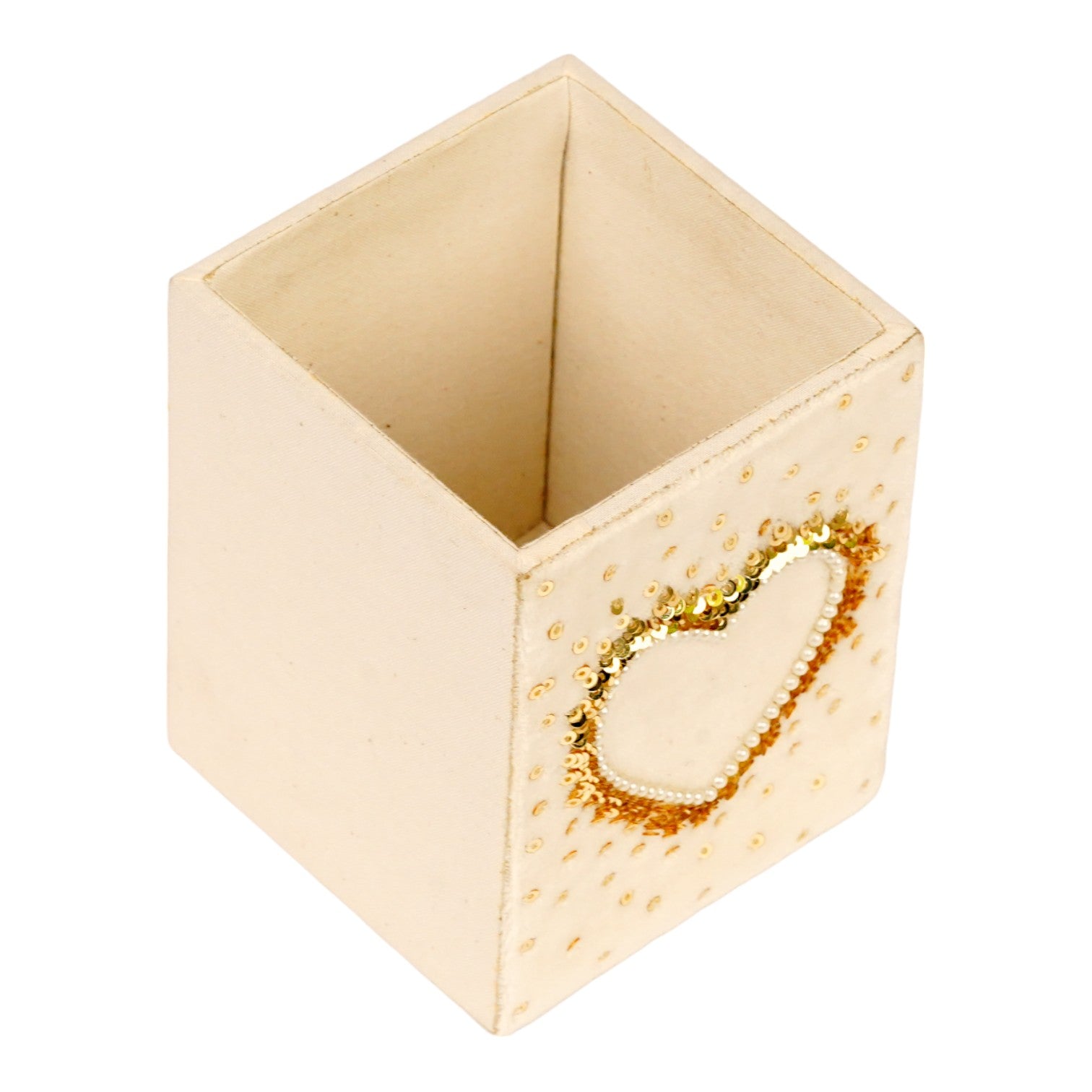 Heart Design Stationary Organizer & Pen Holder (Set of 2)