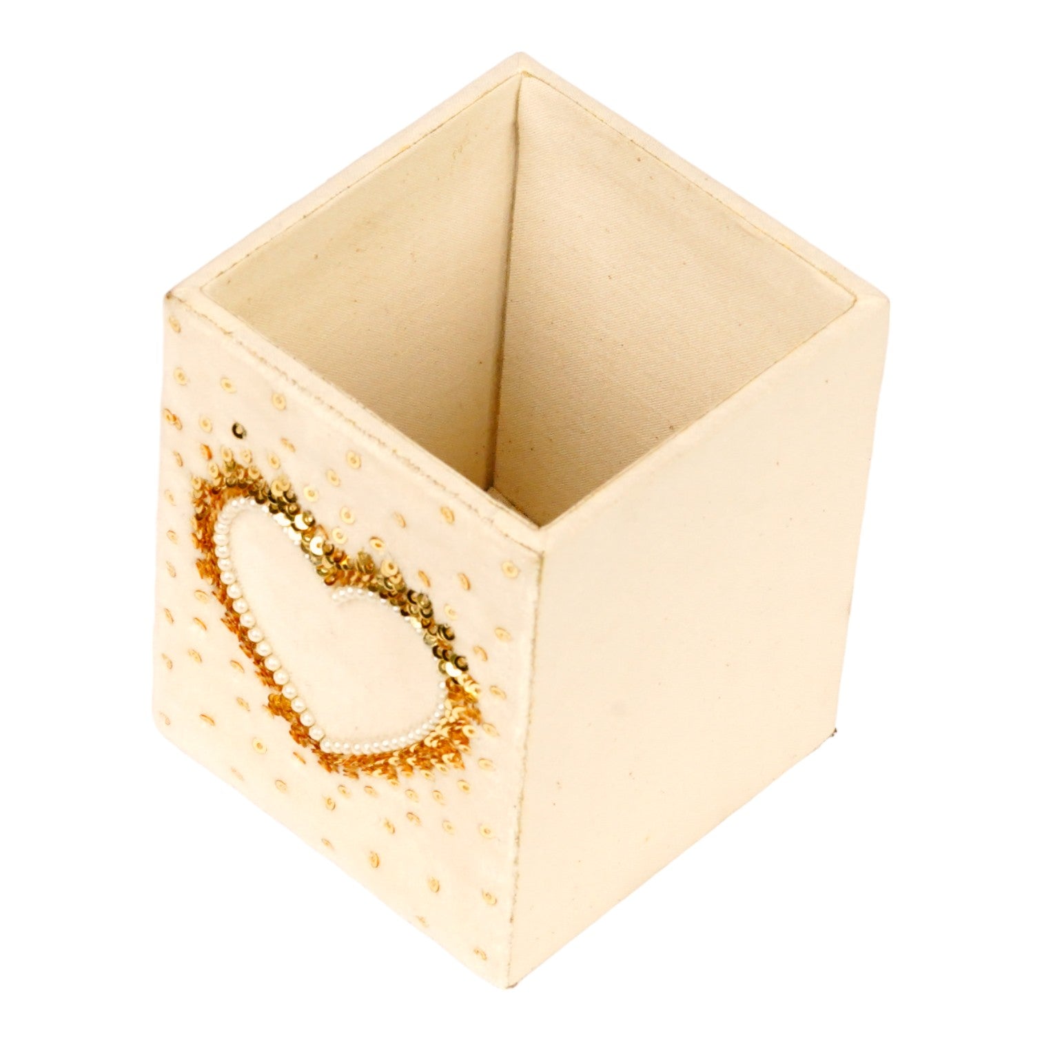 Heart Design Stationary Organizer & Pen Holder (Set of 2)