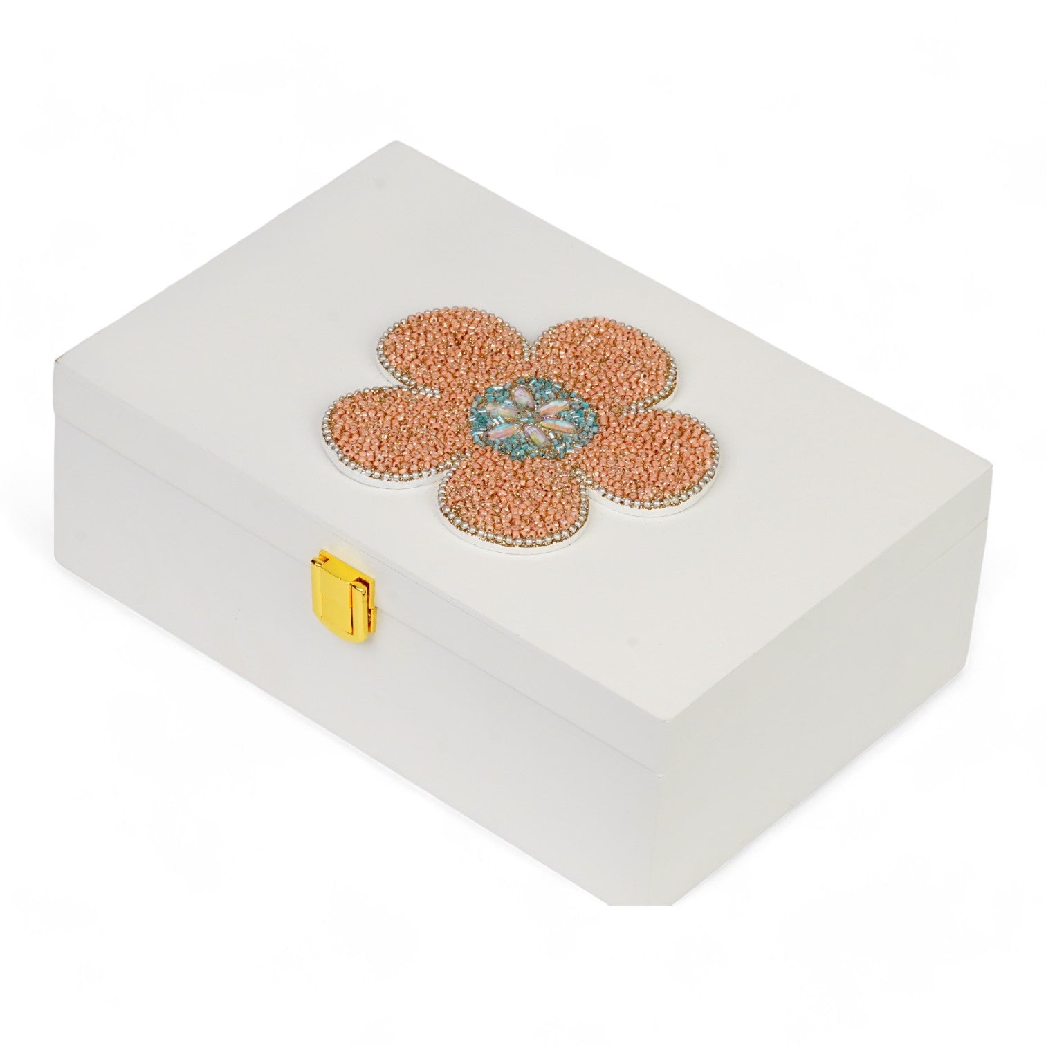 Daisy Embroidered Storage Box for Kids