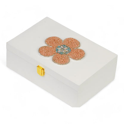 Daisy Embroidered Storage Box