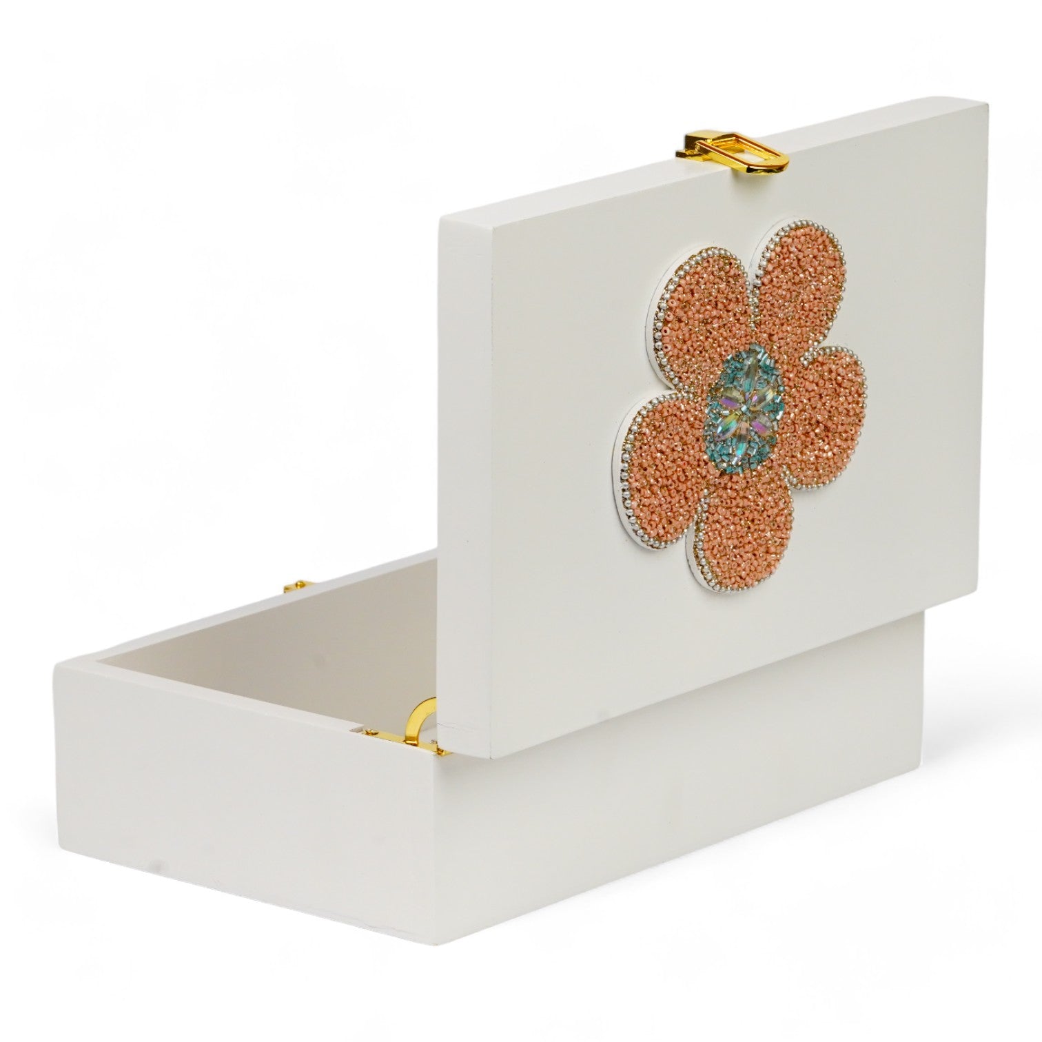 Daisy Embroidered Storage Box for Kids