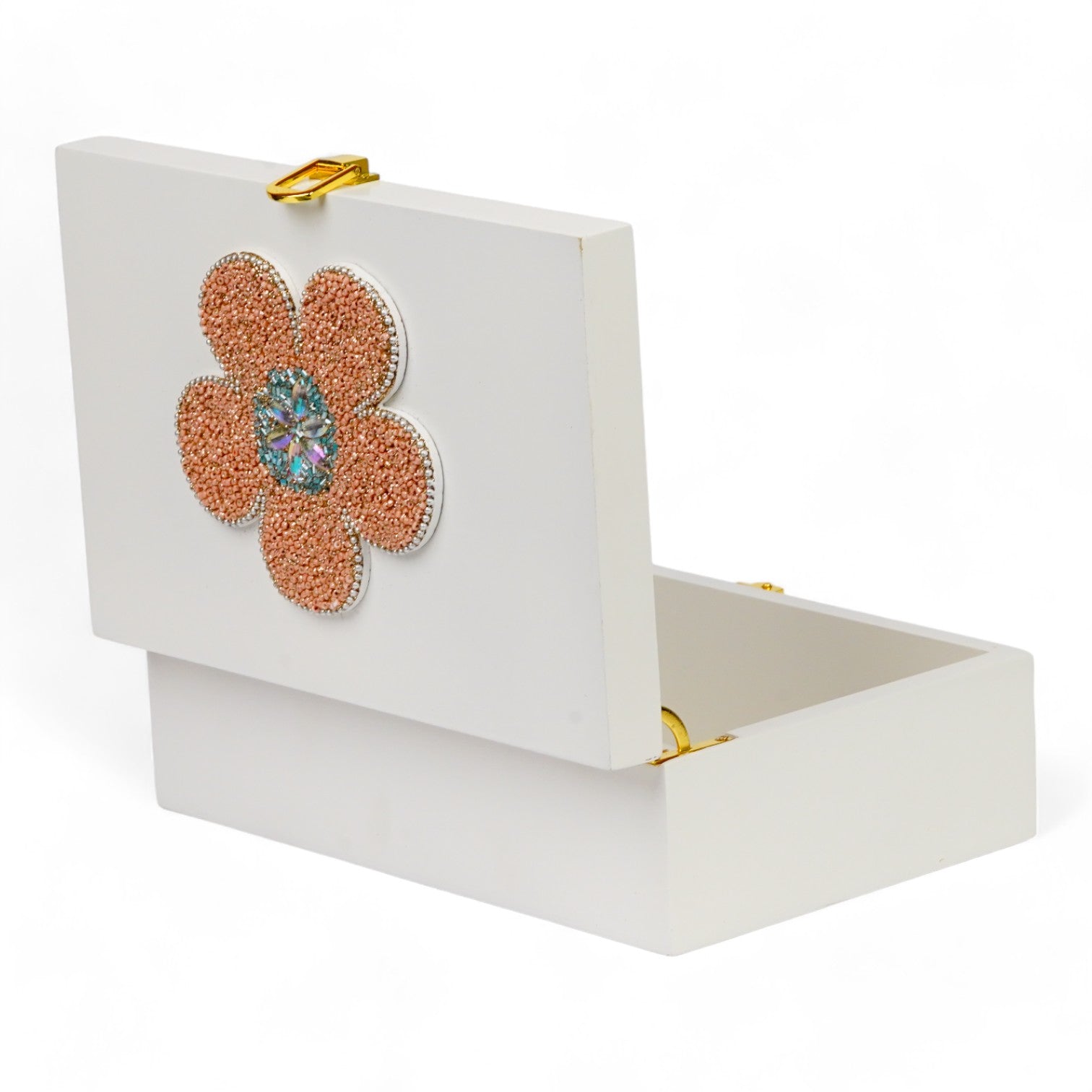 Daisy Embroidered Storage Box for Kids
