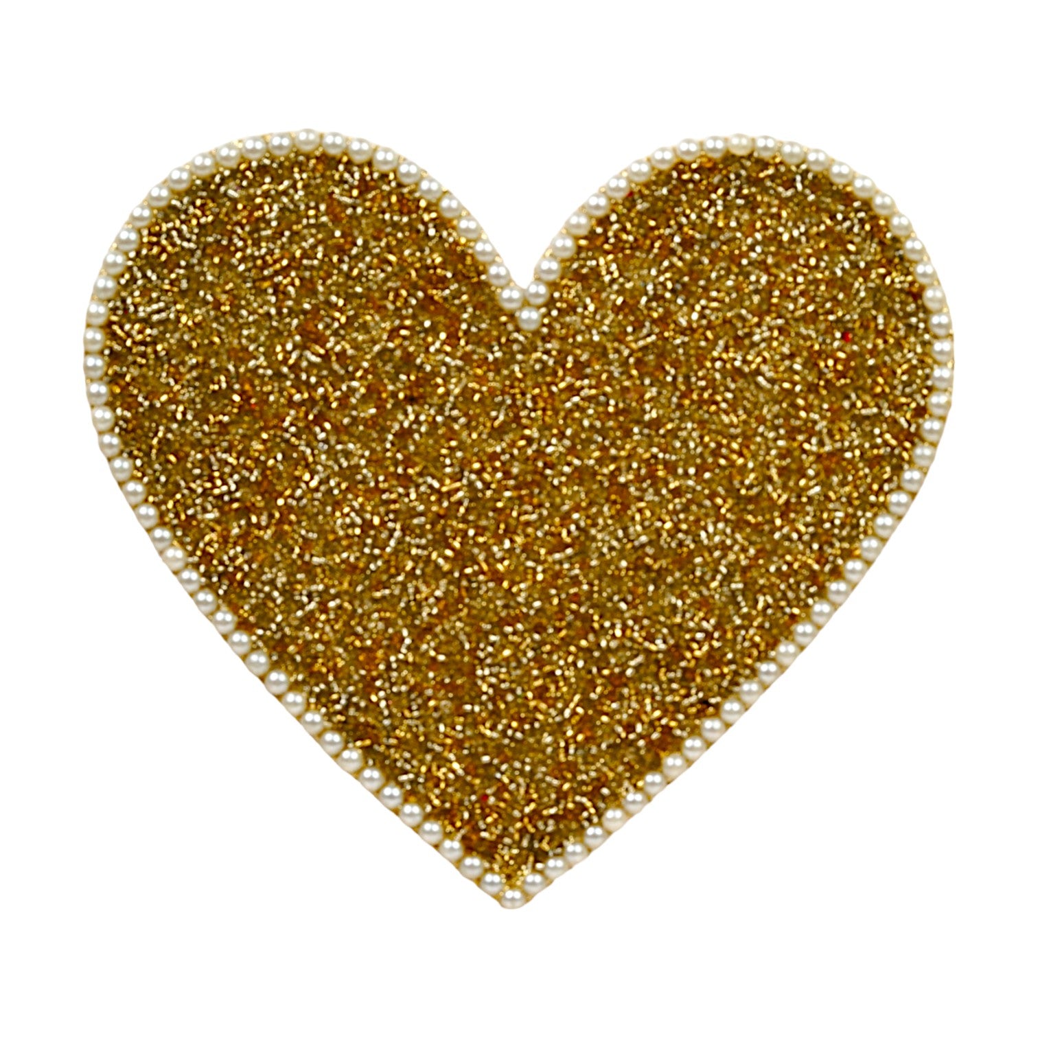 Golden Heart Beaded Wall Decor for Kids