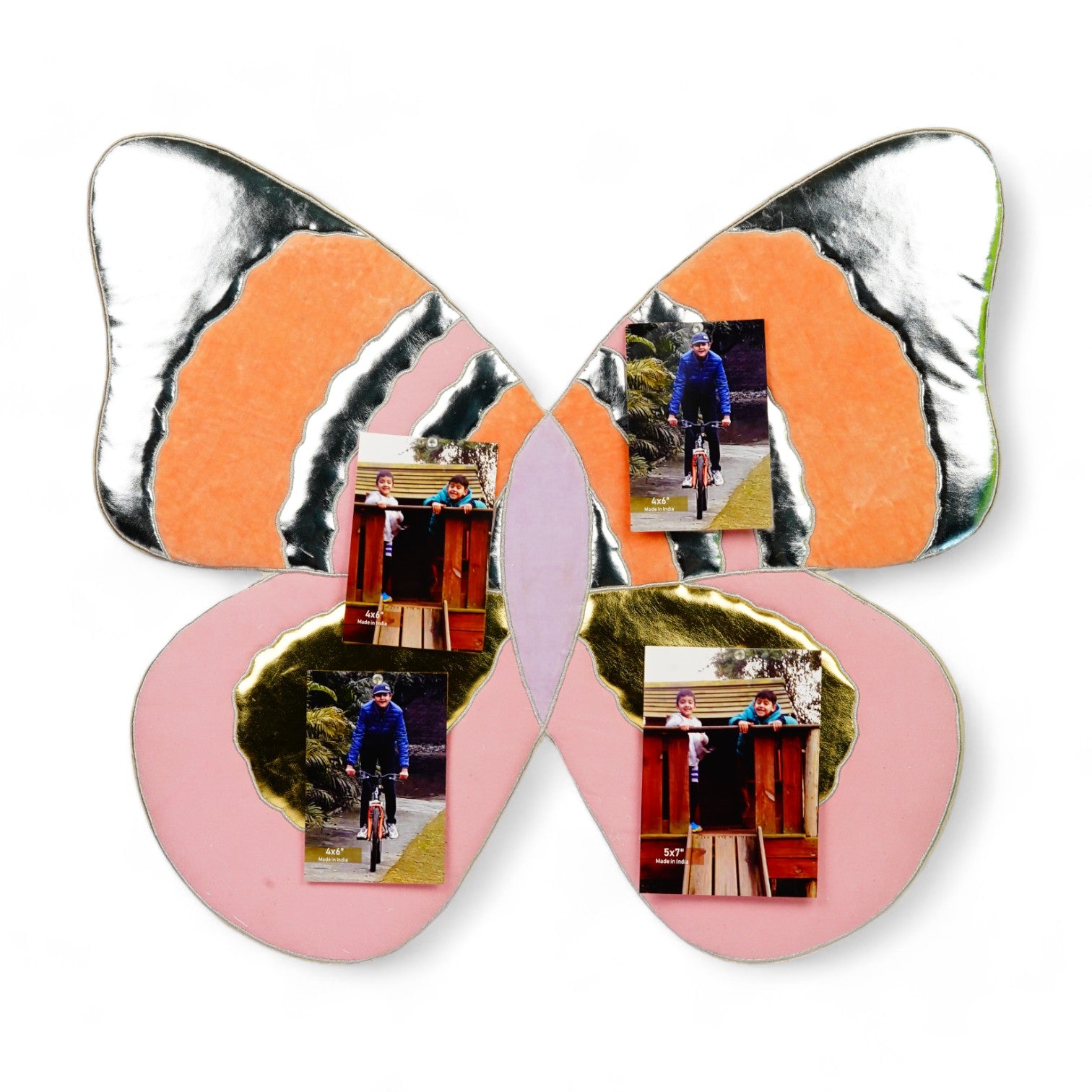 Multicolored Butterfly Shaped Pin Board for Kids