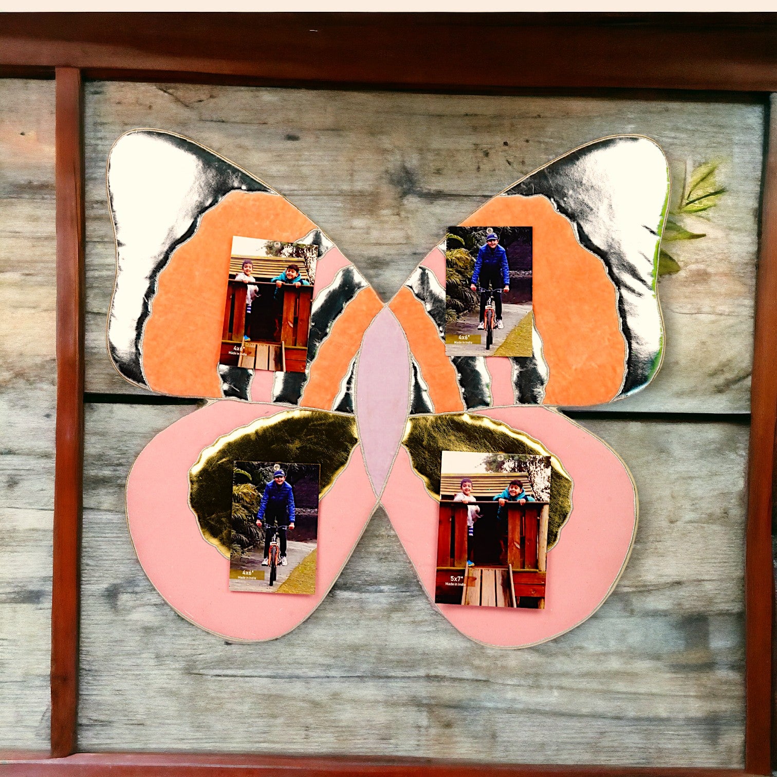 Multicolored Butterfly Shaped Pin Board for Kids
