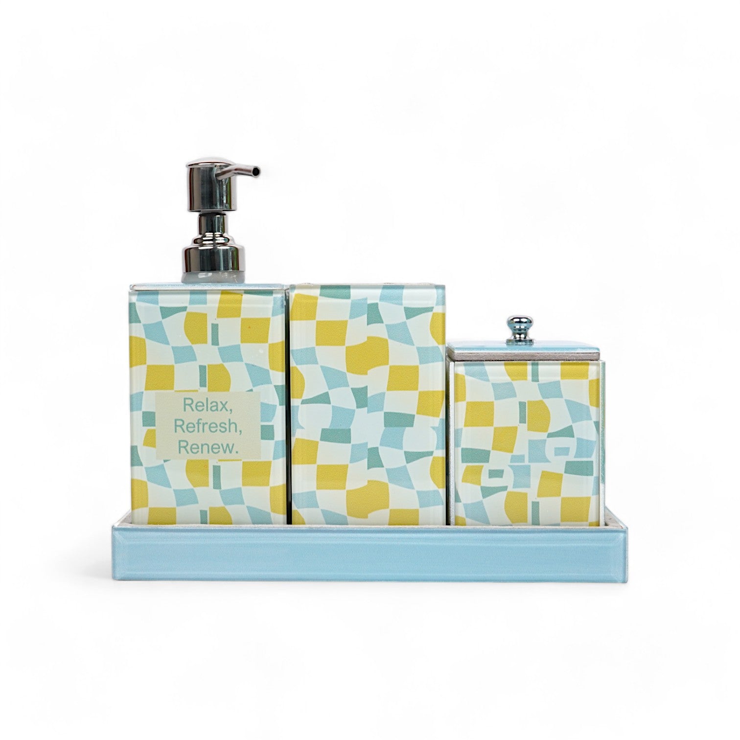 Premium Decorative 8-Pieces Bathroom Accessory with Designer Touch