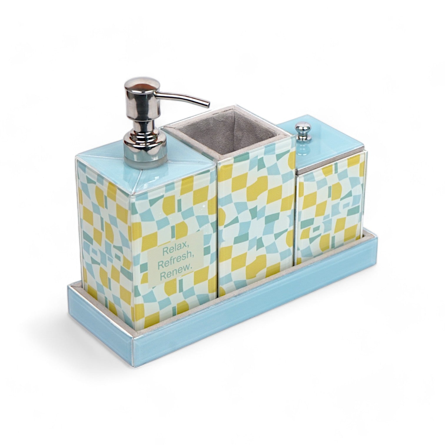 Premium Decorative 8-Pieces Bathroom Accessory with Designer Touch