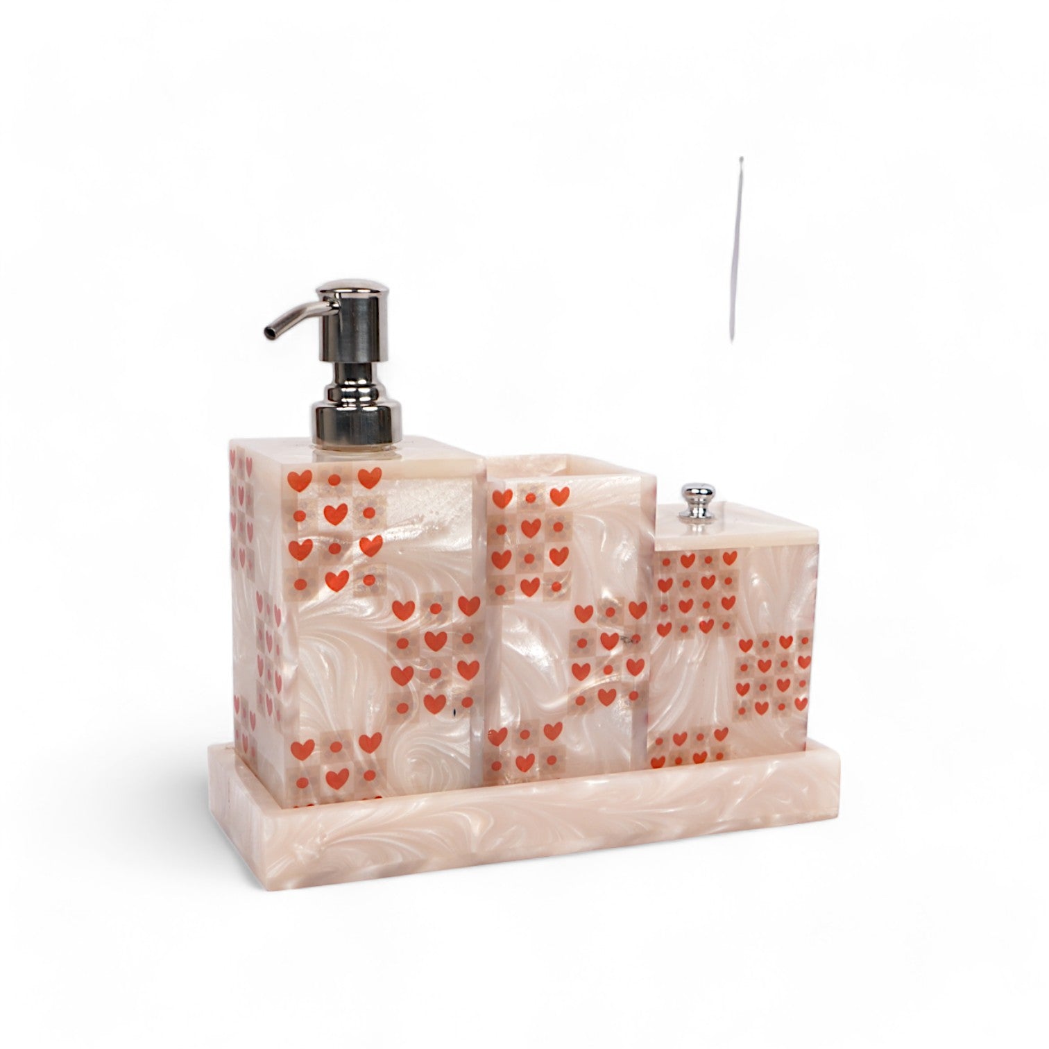 Designer 4-Pieces Bathroom Accessory Set