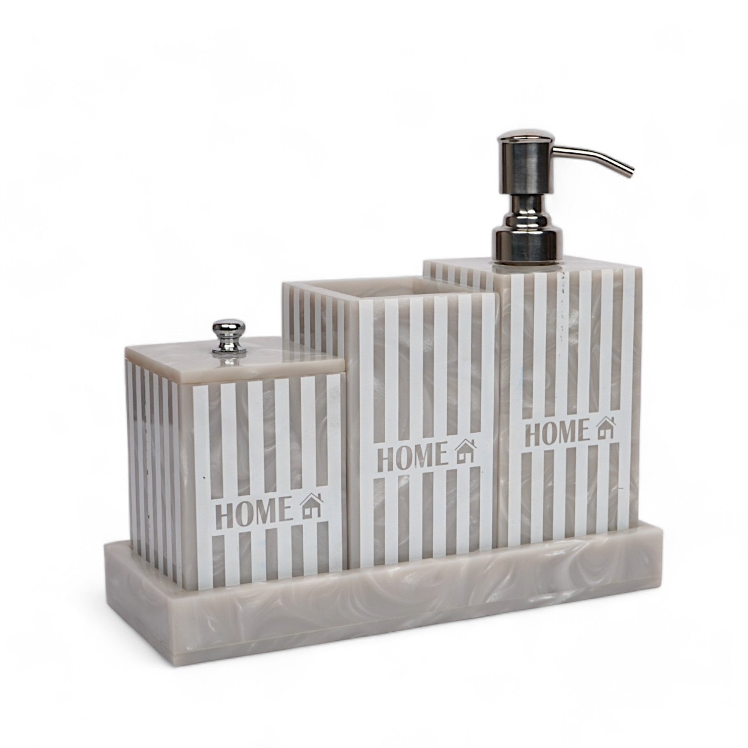 Premium 4 Pieces Designer Bath Accessory Set