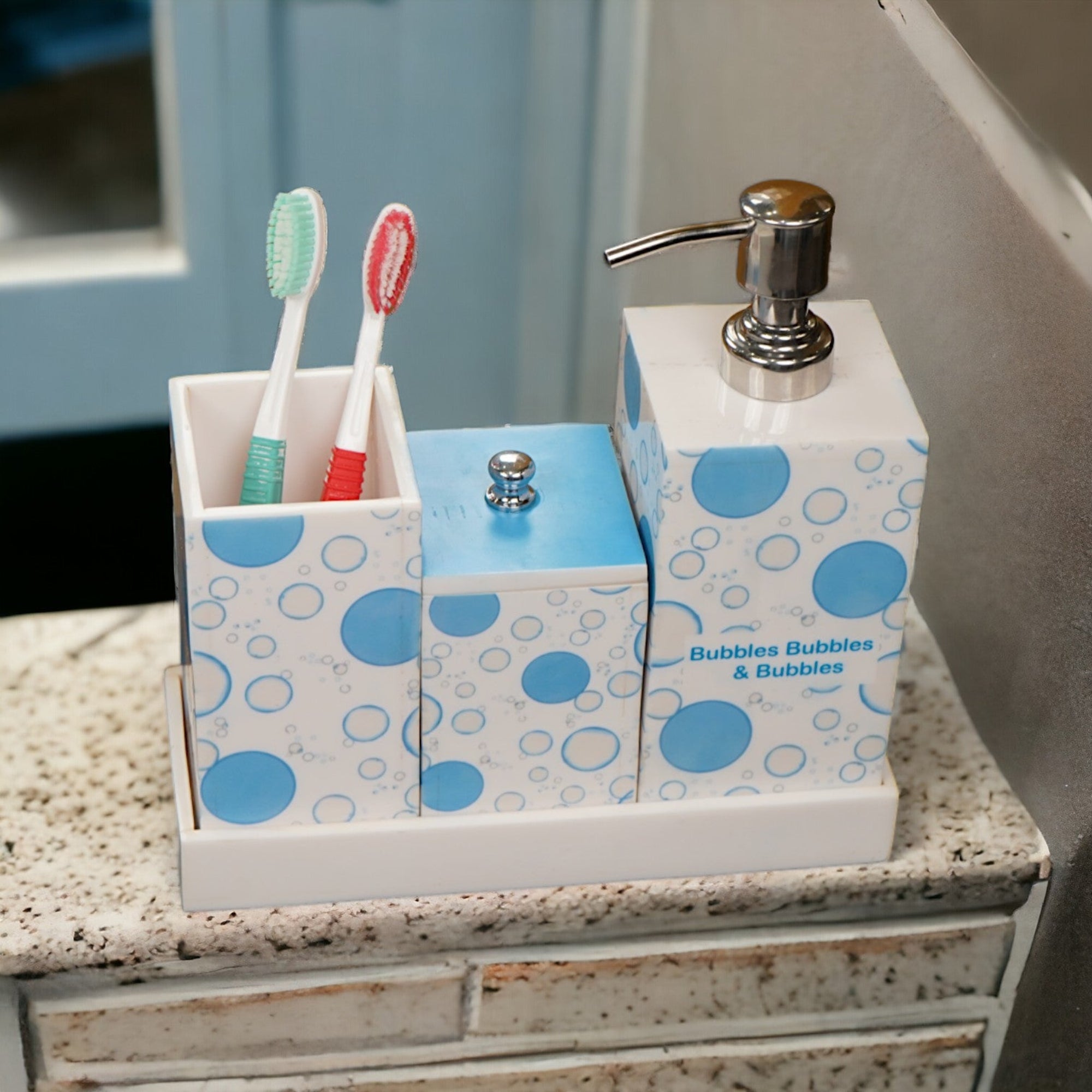 Luxury 4-Piece Premium Bubble Bath Accessory Set