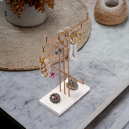 Golden Jewelry Stand