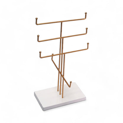 Golden Jewelry Stand