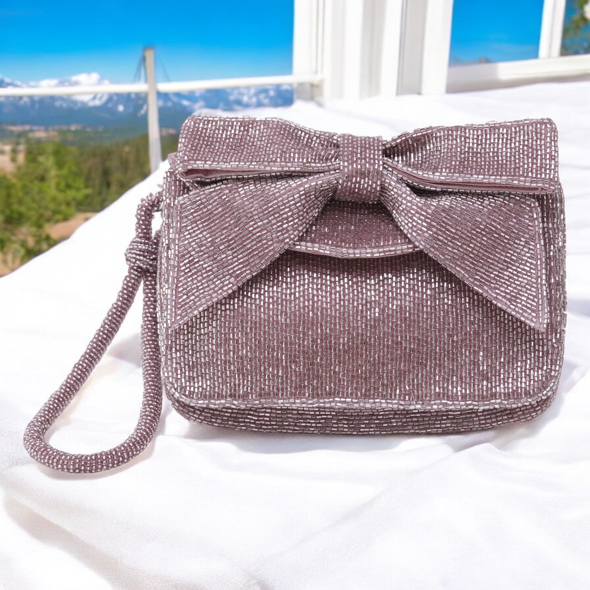 Purple Clutch Bag
