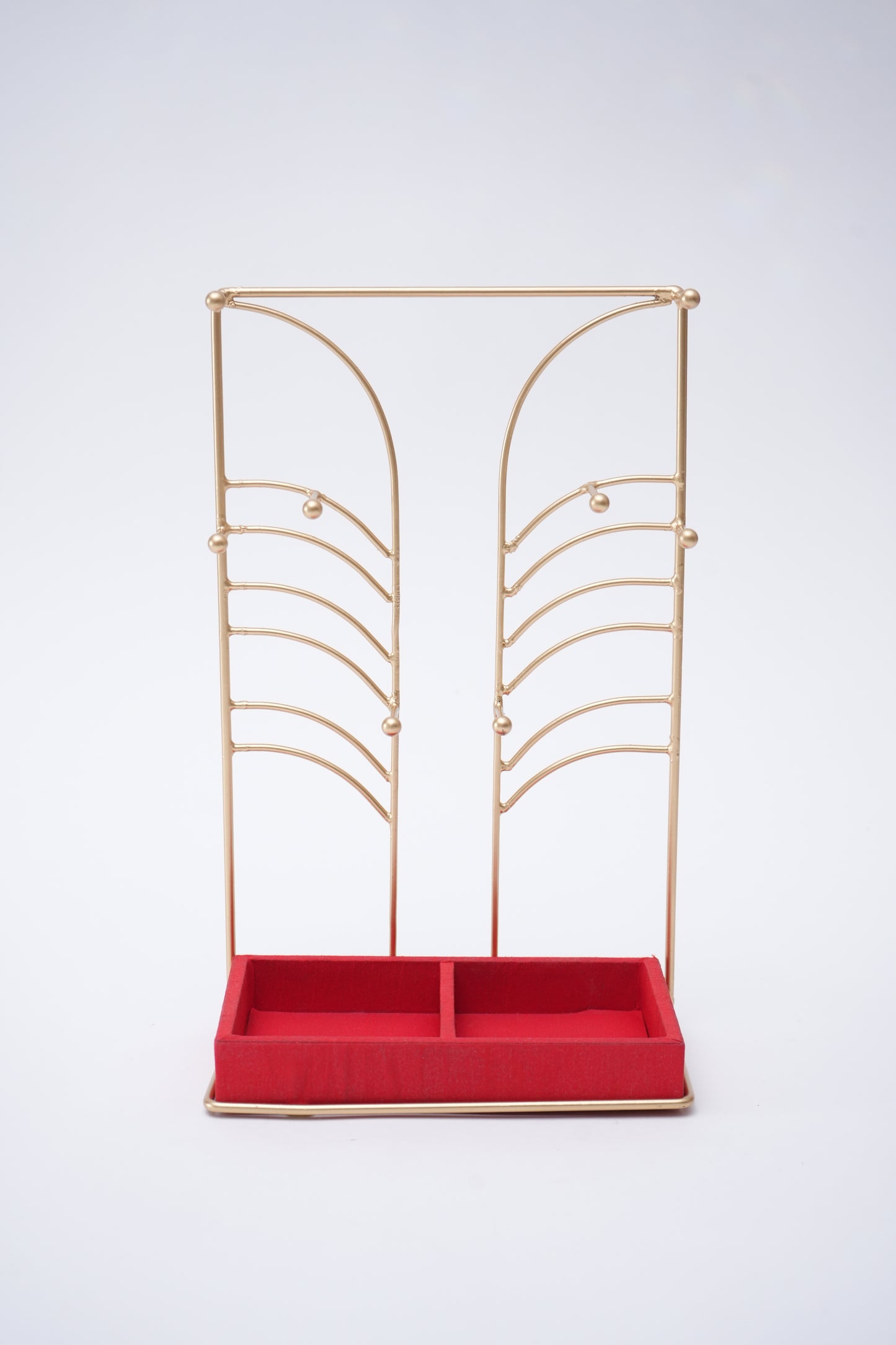 Jewelry Stand with Red Tray