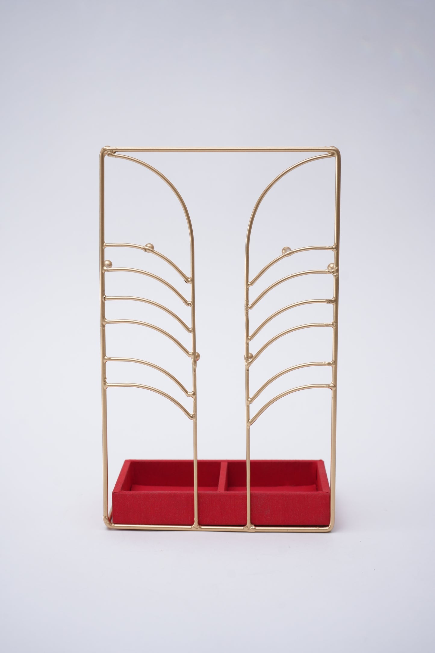 Jewelry Stand with Red Tray