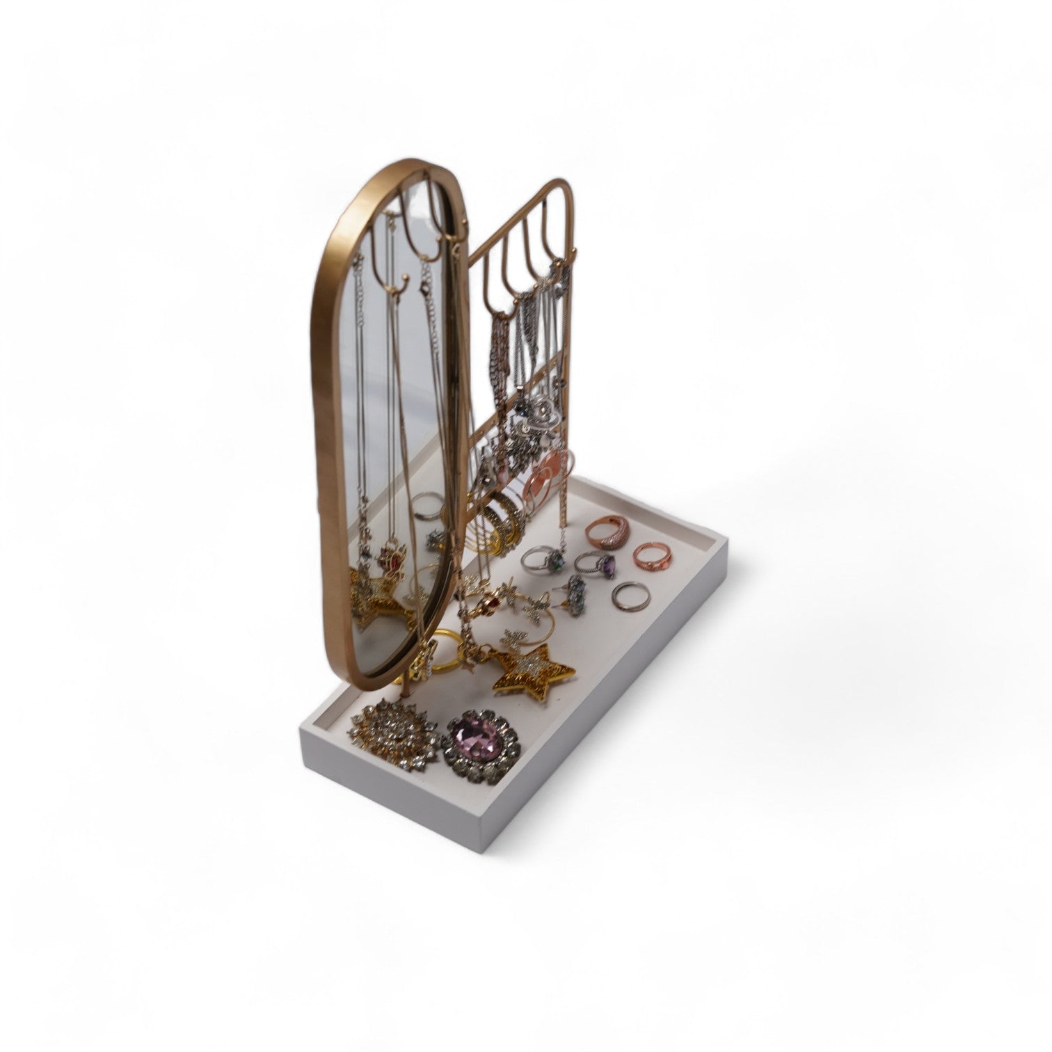 Golden Jewellery Stand