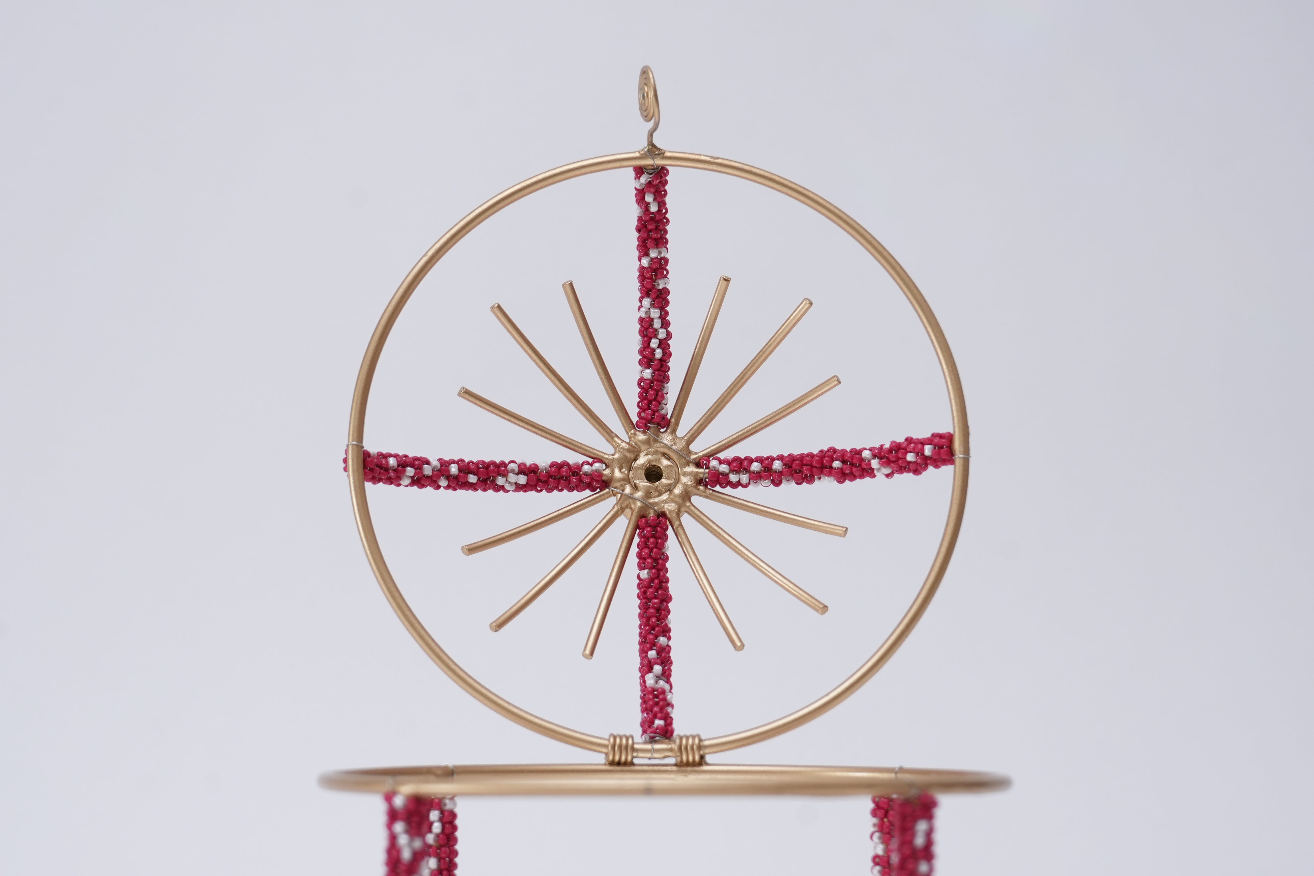 Beaded Makeup Organizer