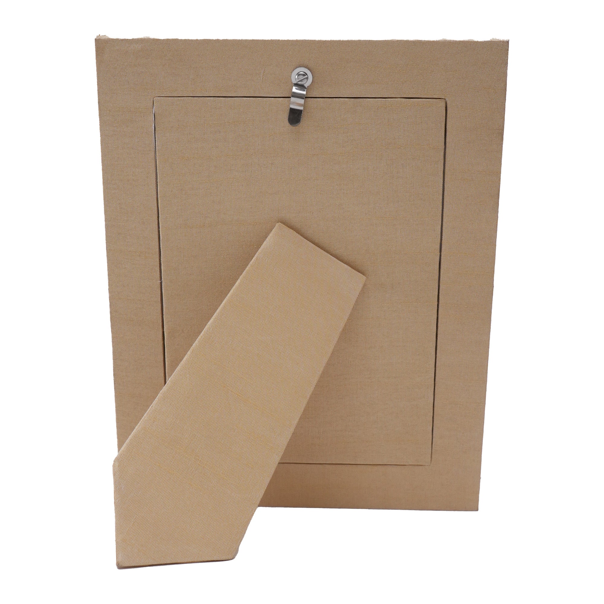 Embroidered Brown Picture Frame