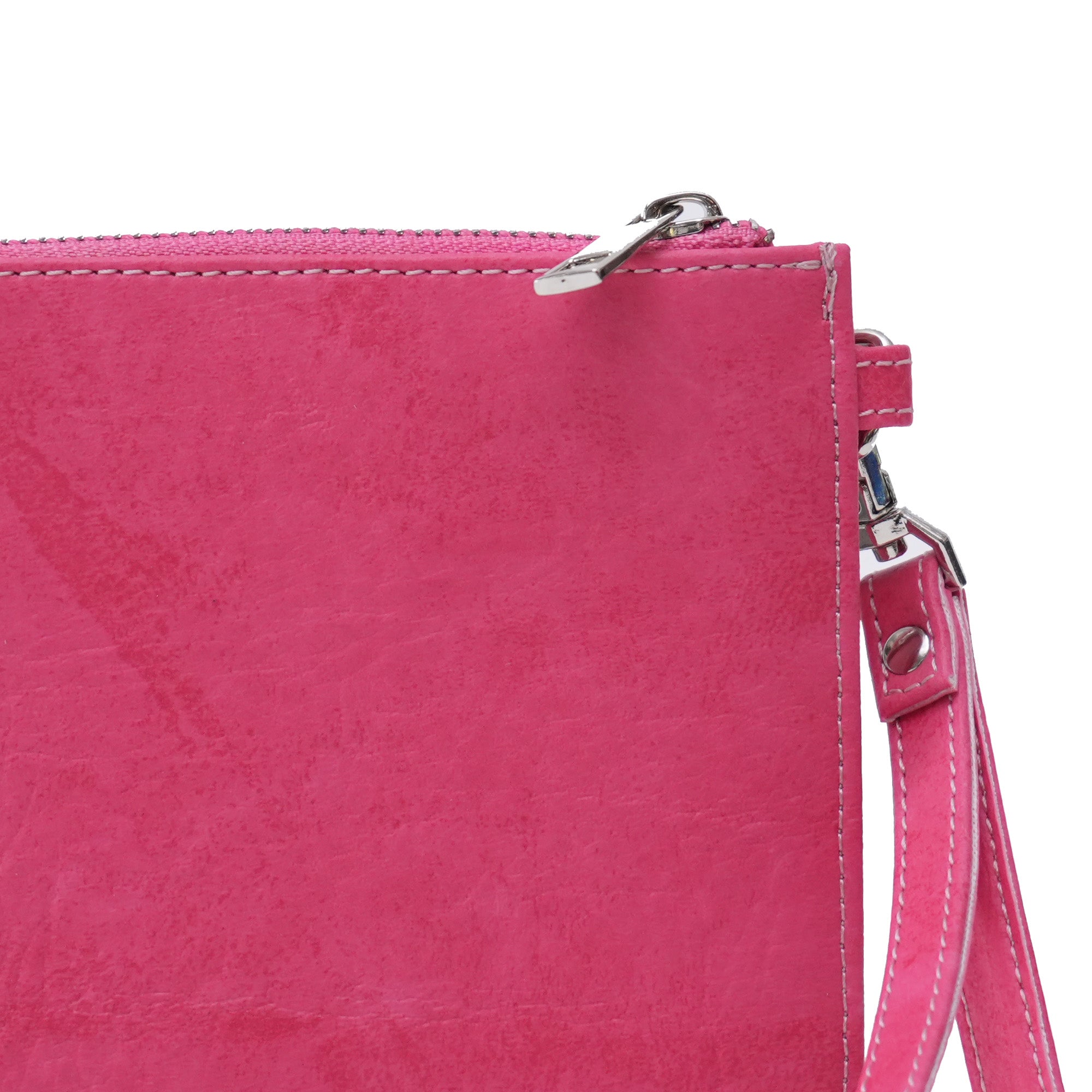 Red Embroidered Clutch Bag