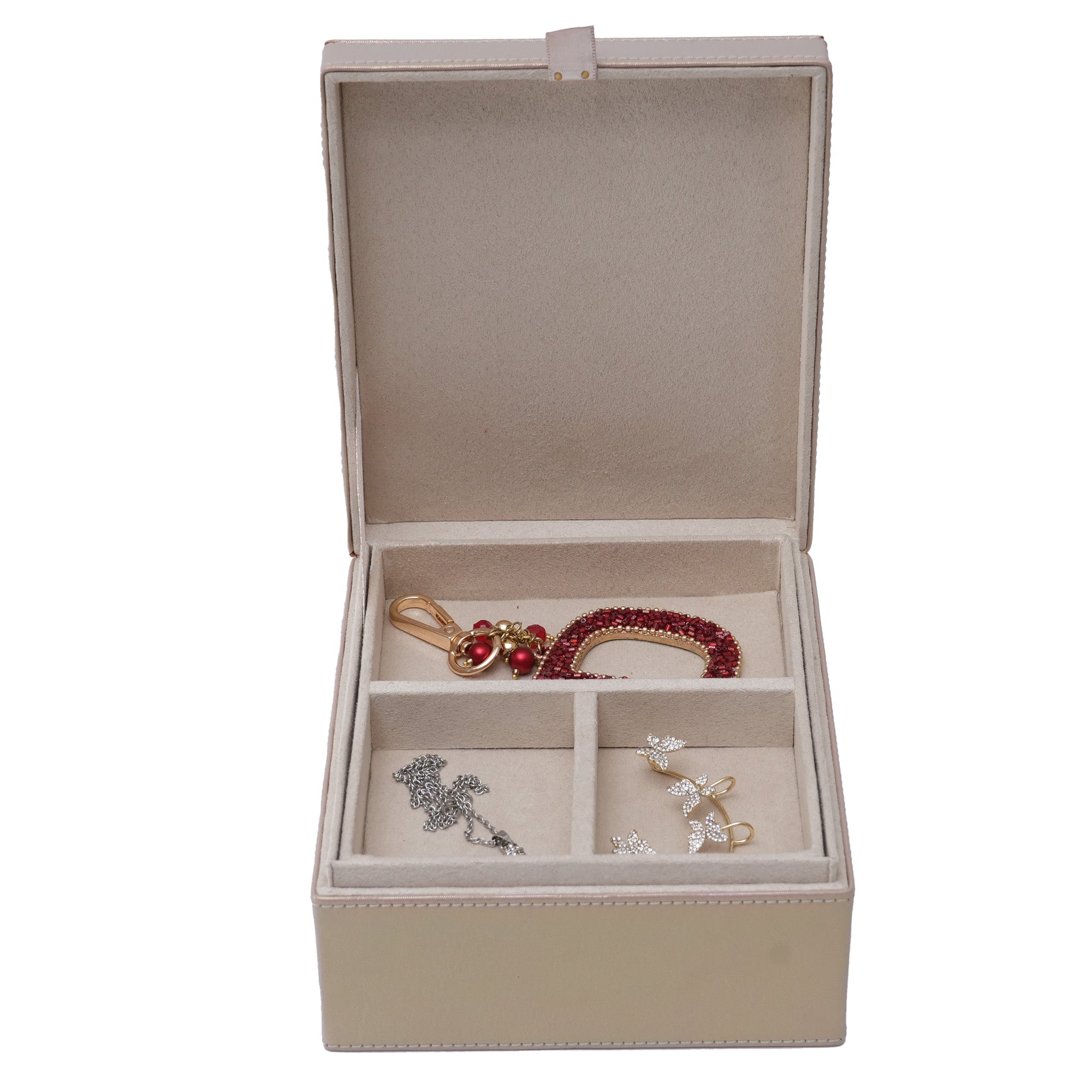 Shimmer Leatherite Jewellery Box for Valentine Day