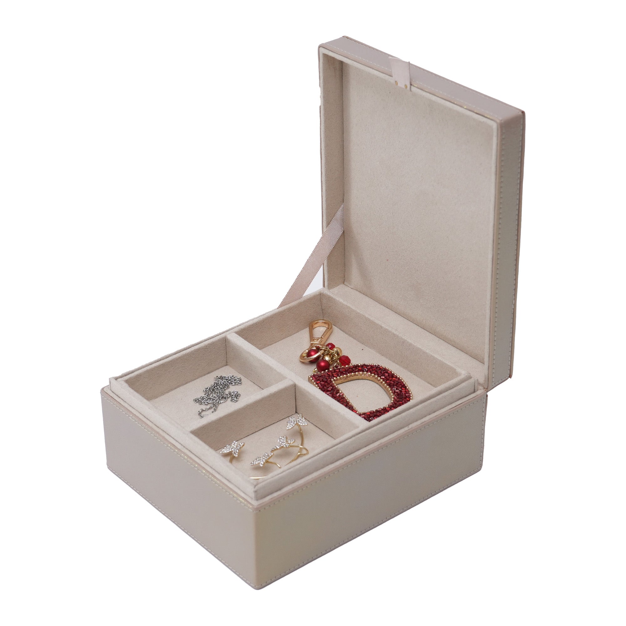 Shimmer Leatherite Jewellery Box for Valentine Day