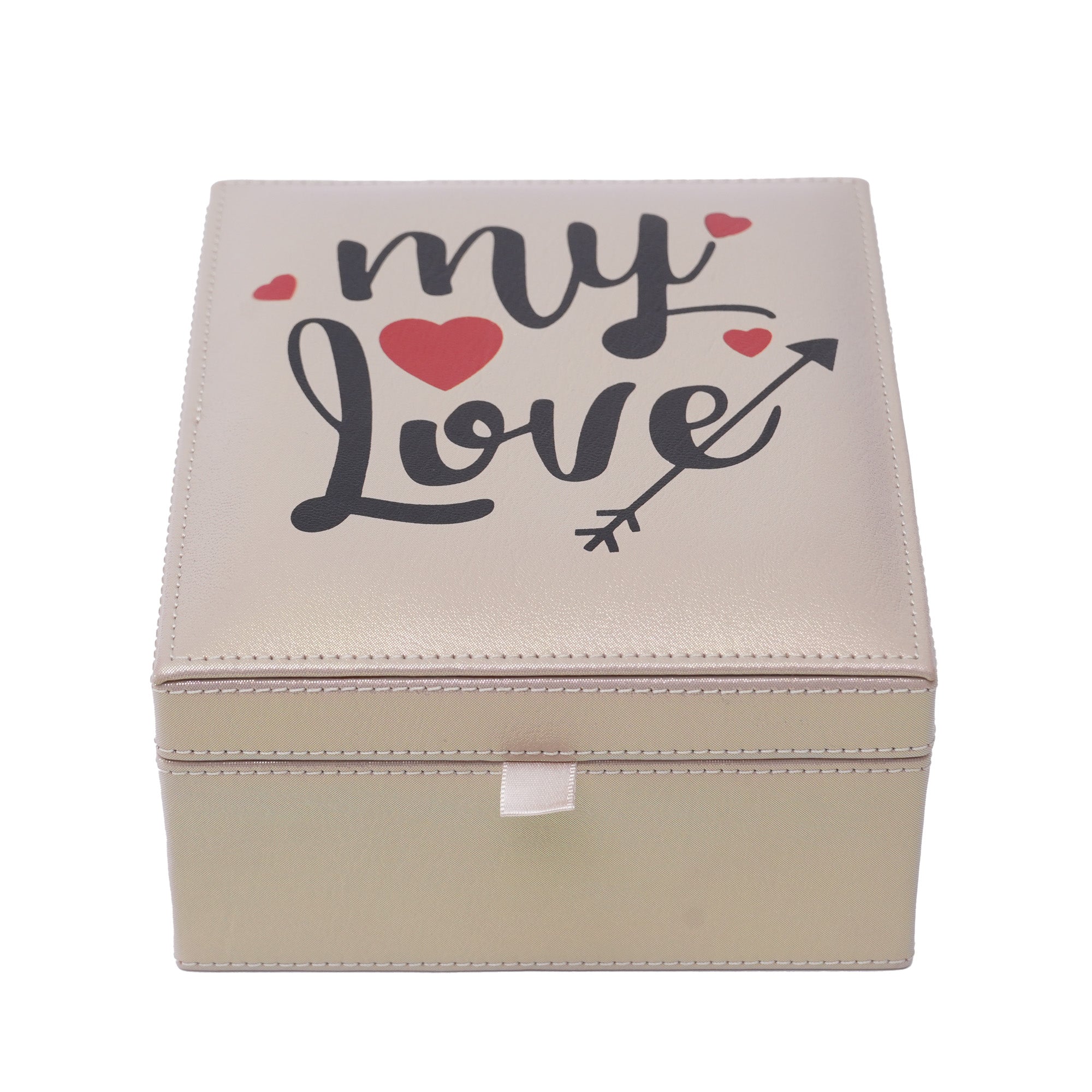 Shimmer Leatherite Jewellery Box for Valentine Day
