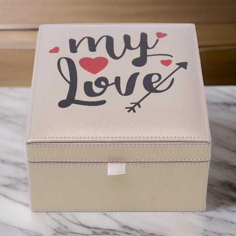 Shimmer Leatherite Jewelry Box