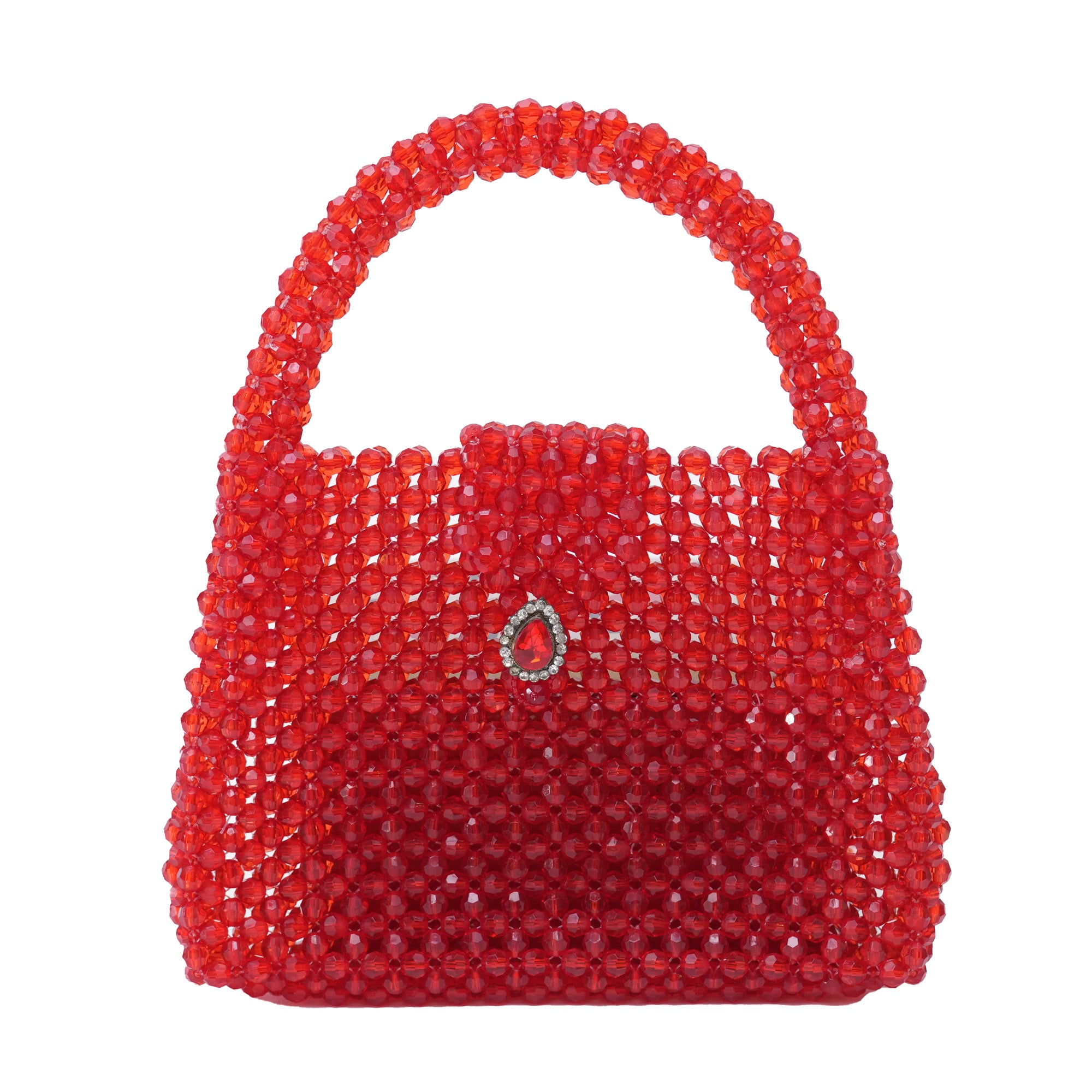 Red Beaded Bag