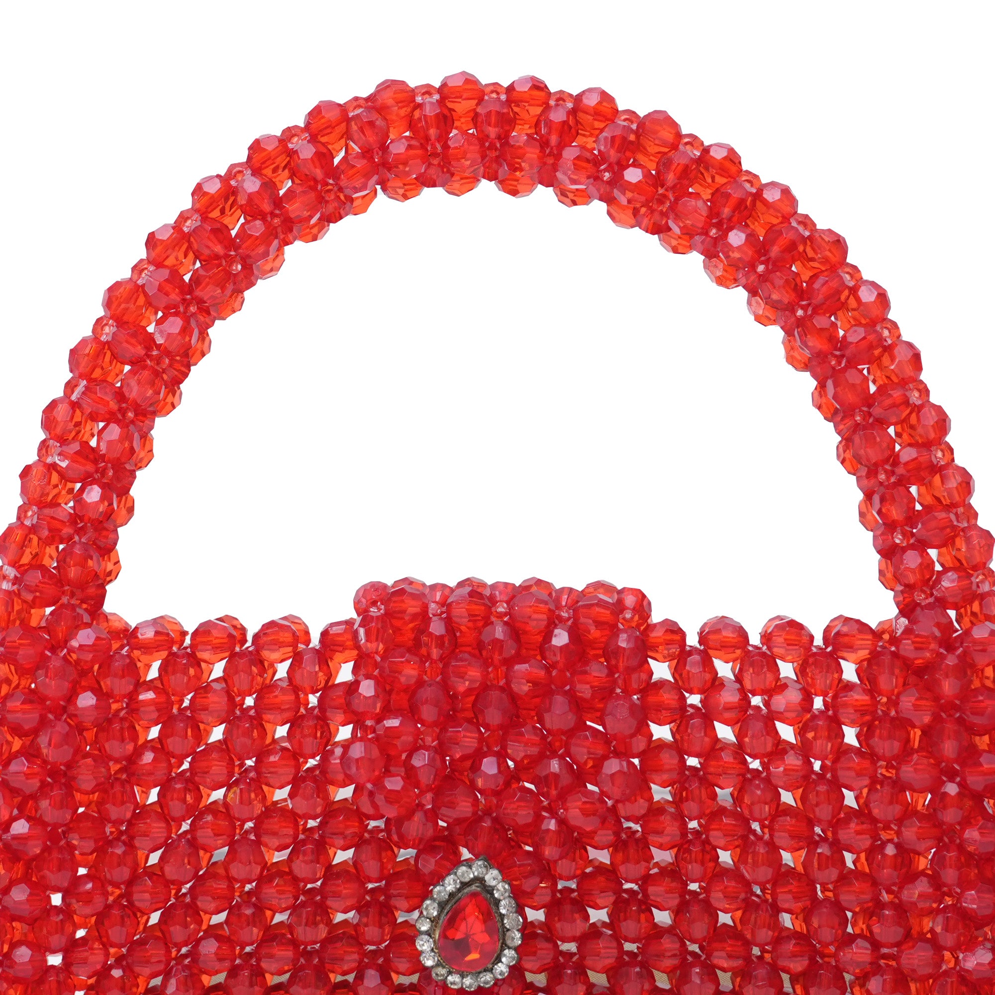 Red Beaded Bag